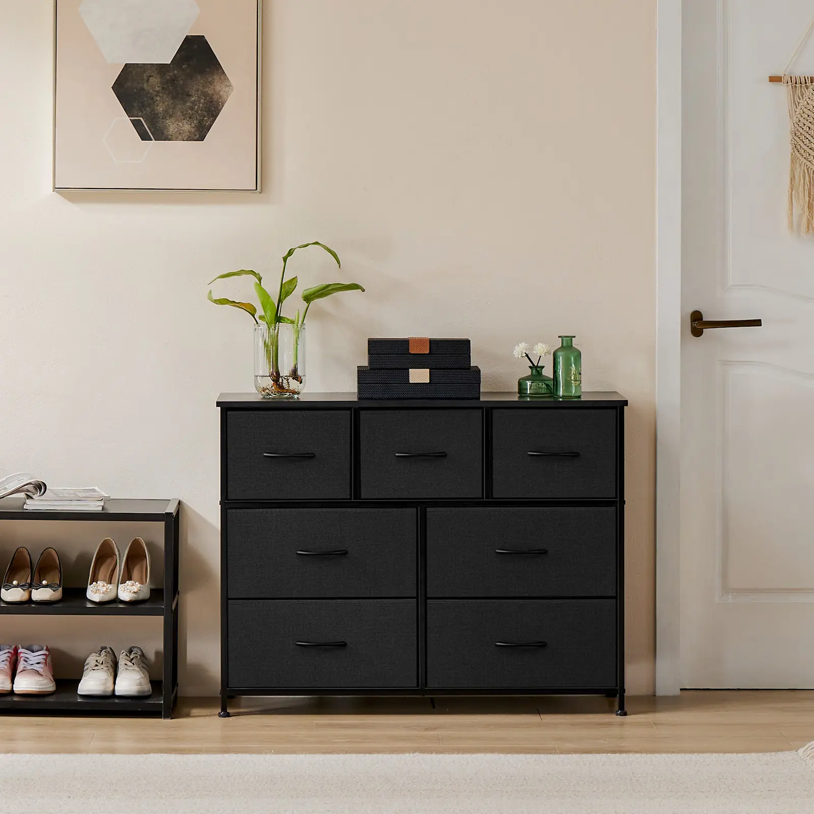 Drawer Dresser Organizer, Storage Drawers, Fabric Storage Tower with 7 Drawers, for Bedroom, Closet, Living Room Drawer Dresser Organizer, Storage Drawers, Fabric Storage Tower with 7 Drawers, for Bedroom, Closet, Living Room