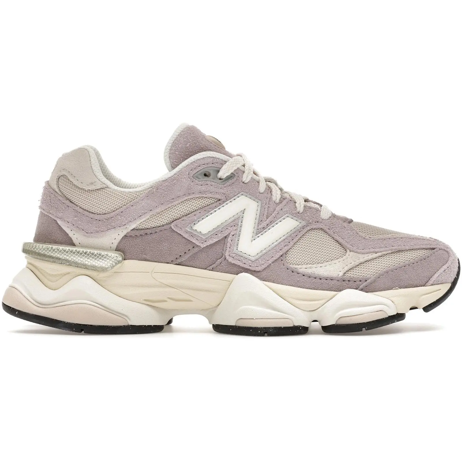 New Balance 9060 Truffle Salt Timber Wolf Sneakers / Men’s Casual Lifestyle Shoes / Low-Top Lace-Up Footwear / Chunky Retro-Inspired Design / Cushioned Everyday Comfort / Truffle Salt and Timber Wolf Colorway / Breathable Mesh Upper / Durable