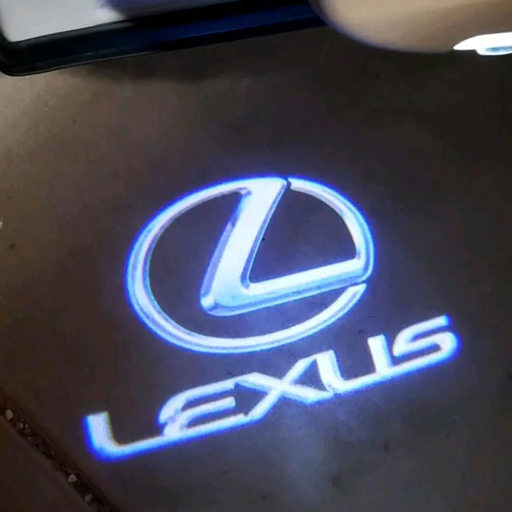 Lexus Car Door Courtesy Welcome Puddle Step LOGO Decoration