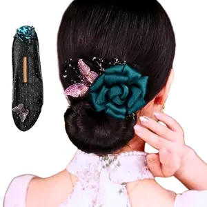 Deft Bun Hair Twister, Ball Hair Clip, Flower Hair Bun Roller, Flexible Donut Bun, Lazy Hair Curler Deft Bun, Easy Fast Snap Roll Hair Tool for Women and Girls