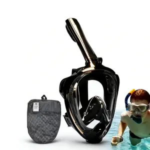 6th Generation Anti-Fog Snorkeling Mask, Full-Dry Silicone Diving Goggles, Breathable Freediving Training Gear for Men & Women