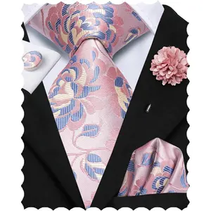 Men Ties Set Woven Necktie and Lapel Pin Pocket Square Cufflinks Sets Formal Business Wedding Men Ties Set Woven Necktie and Lapel Pin Pocket Square Cufflinks Sets Formal Business Wedding