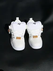 Men's Thick Sole Height Increasing Sneakers, Casual Canvas Shoes, Anti-Slip Wear-Resistant, Low Top, All Seasons, Large Size 50, Sports Shoes