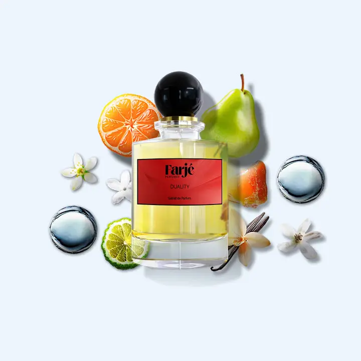 Farje Perfumes – Duality Extrait De Parfum for Women 100ml – Finest Niche Quality Ingredients – Floral Amber Fragrance with Pear, Orange Blossom, Vanilla and White Musk – Elegant, Radiant and Long Lasting
