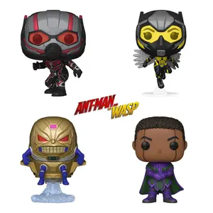 Ant-Man and the Wasp: Quantumania Complete Wave 5 Set of 4 Funko Pop! Vinyl Figures – Ant-Man #1137, Wasp #1138, Kang #1139 & M.O.D.O.K. #1140