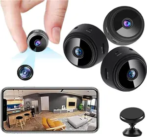 1080P HD Wireless Smart Security Camera, USB Rechargeable, Night Vision, Remote Monitoring, Indoor Outdoor Home Security Cam