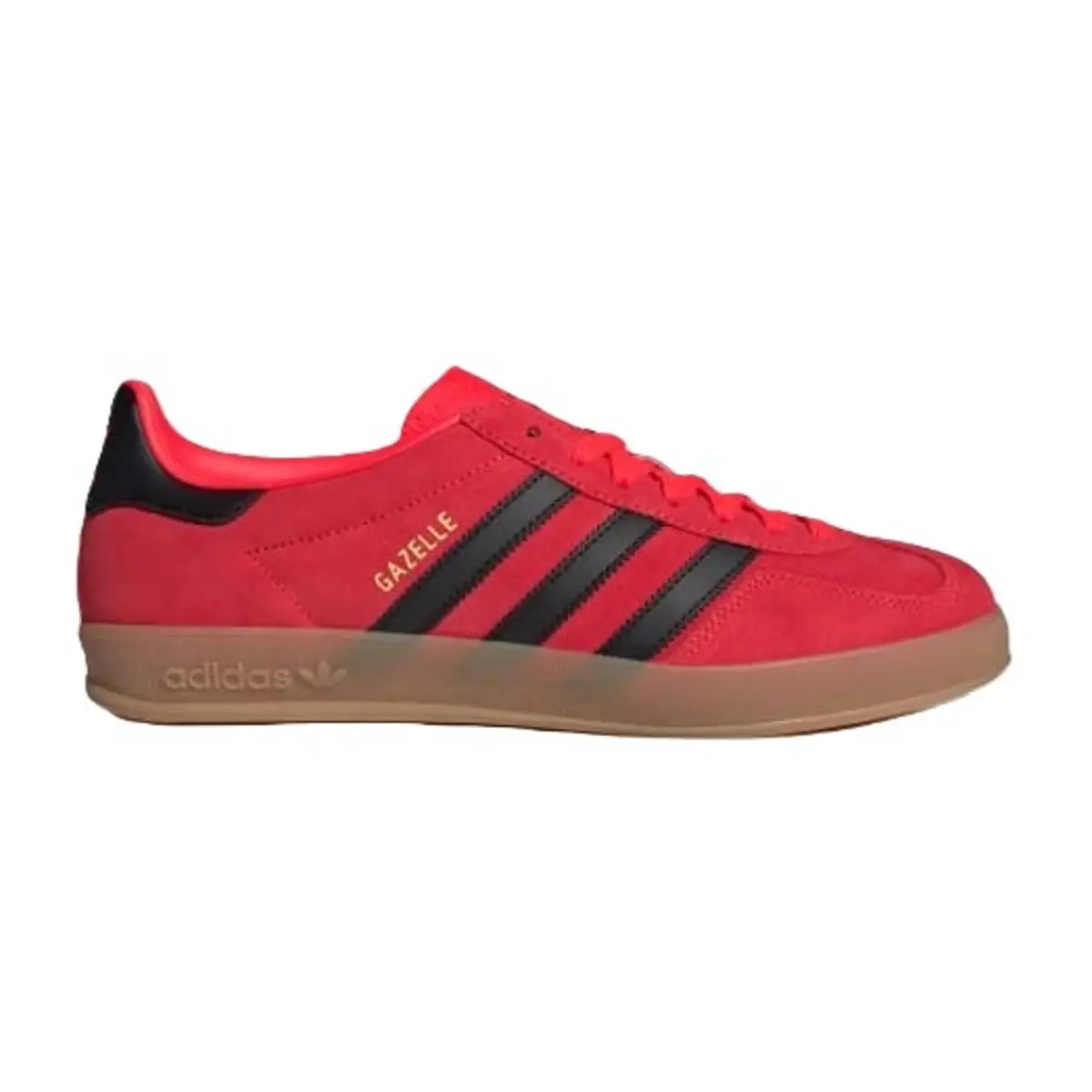 adidas Gazelle Indoor Lucid Red Black Men's Fashion Shoes New