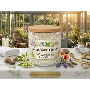 Soft Awakening Soy Candle for Nurses | Night Nurse Candles