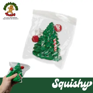 BOBODUDUSquishy Christmas Tree Squishy  - Festival Vide, Soft Stress Toy with Candy Cane & Snowflake Details, Perfect Holiday Gift! [Christmas Exclusive]