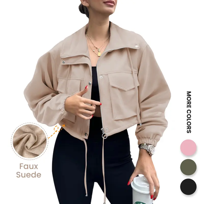 cropped anorak jacket - TikTok Shop