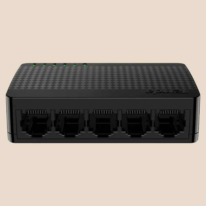 Network Splitter 5 Port Routing Aggregation 1000M Full Gigabit Switch Hub for Home Office Ethernet