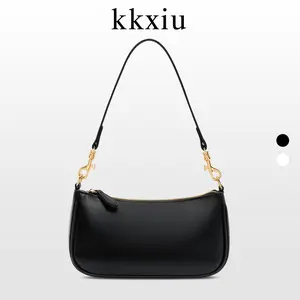 KKXIU Small Shoulder Bag for Women - Purses for Women Vegan Leather Purse Classic Retro Handbag with Removable Strap