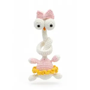 Handmade Crochet Bag Charms, Funny Animal Bag Charms for Handbags & Car Mirror, Cute Plush Backpack Keychain Accessories for Men Women Teens