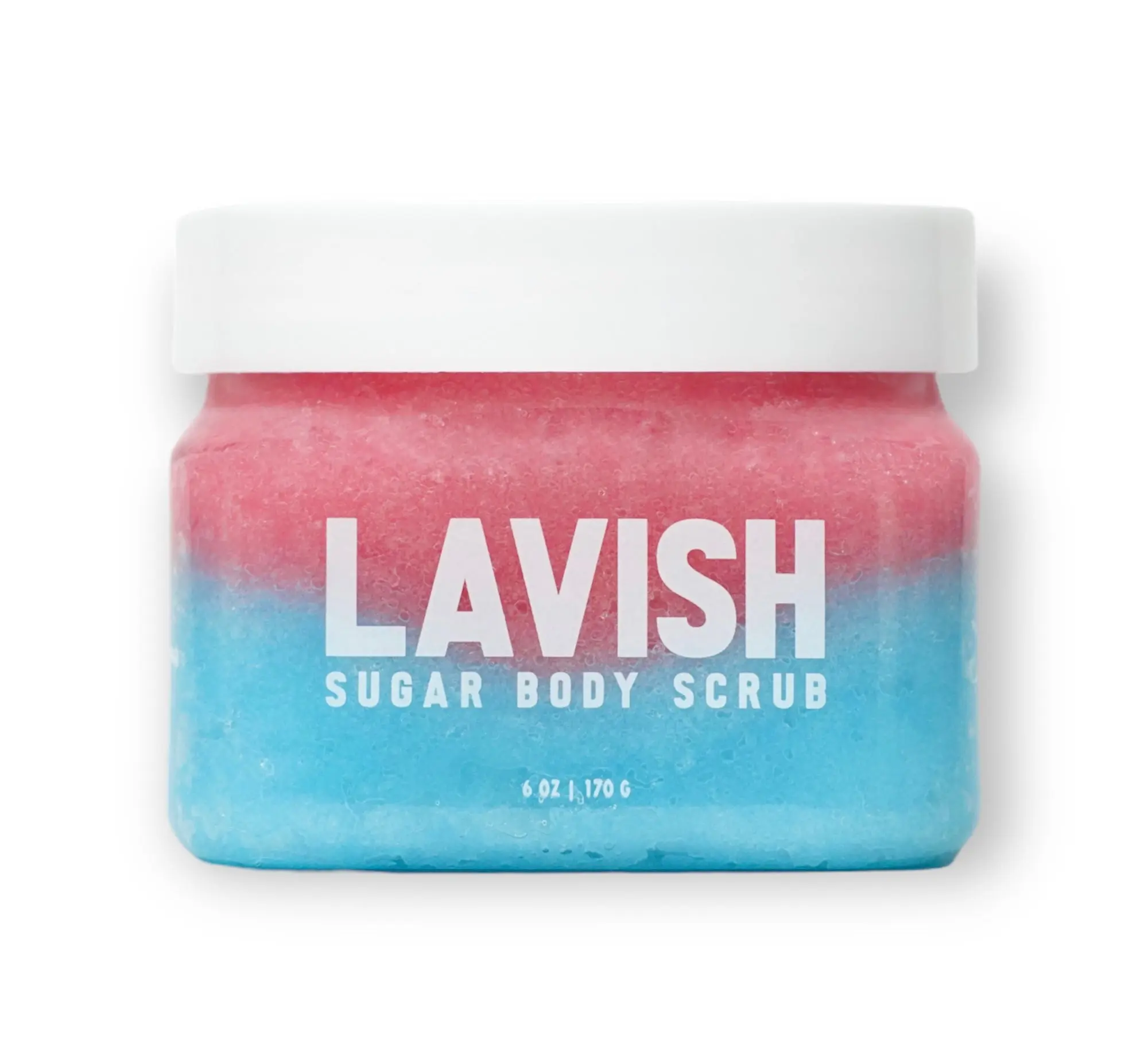 Lavish Collections Cotton Candy Scented Foaming Sugar Body Scrub for Silky Smooth Glowy Skin - Body Care