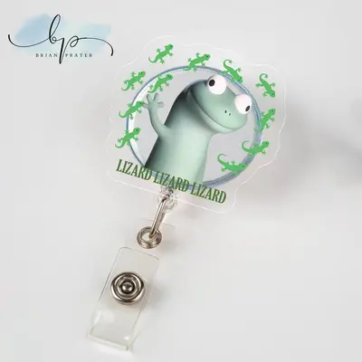 Beetlejuice Never Trust The Living Lanyard - ID Holder With Rubber Charm & Sticker