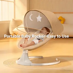 Smart Electric Baby Rocker – Bluetooth Connectivity to Play Your Own Playlists