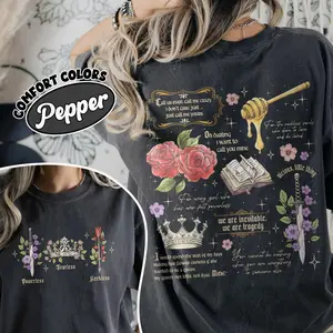 Powerless Bookish Comfort Colors Shirt For Fan, Kai Azer I Love You TShirt, Fearless Fan Shirt, Gift for Bookworms, Romantic Quotes IT7