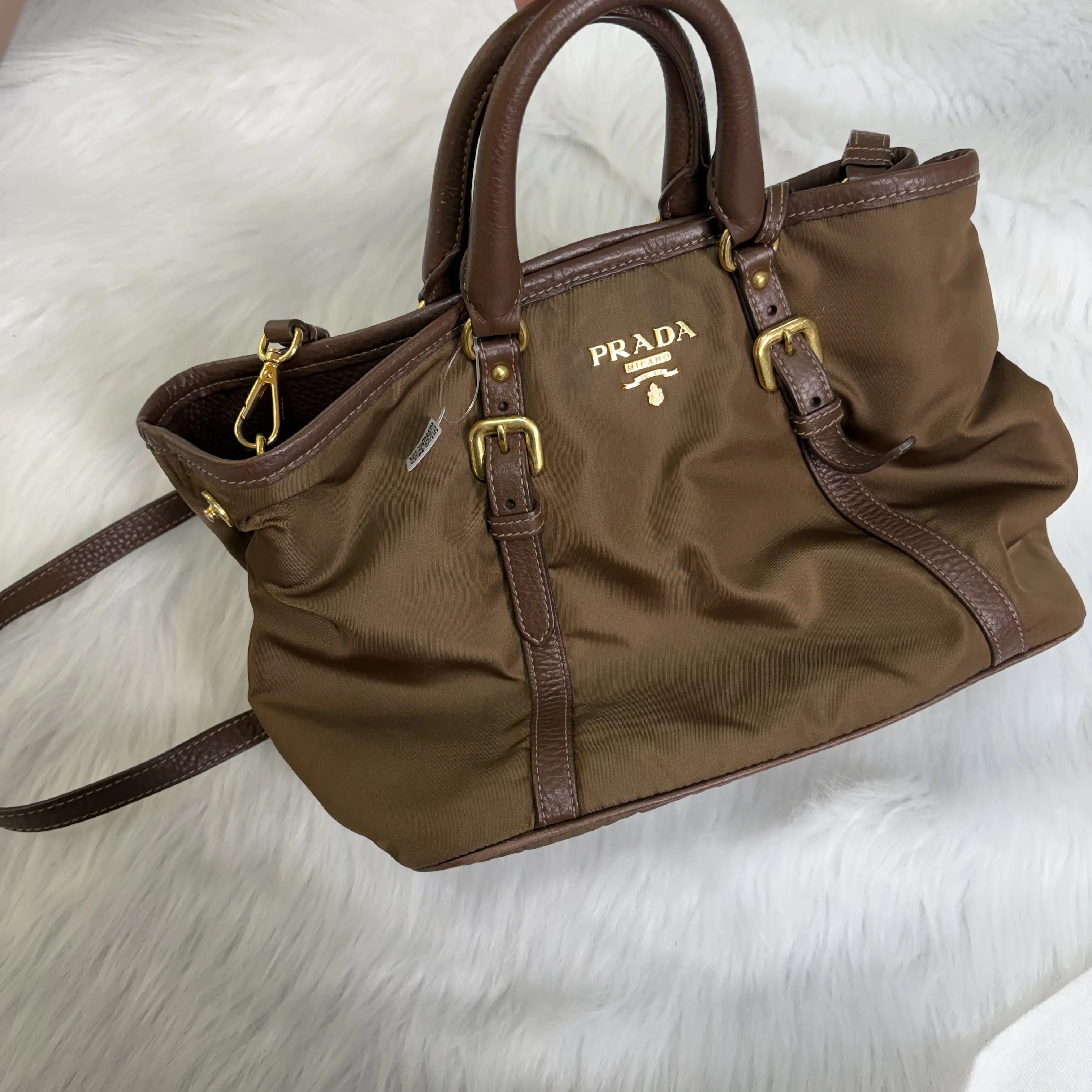 Pre-owned PRADA Tessuto Nylon Tote bags Vela / Tote Bag