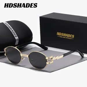 HDSHADES Unisex High-End Craftsmanship Full-frame Sunglasses Oval Frame Off-road Cycling Sunglasses UV400