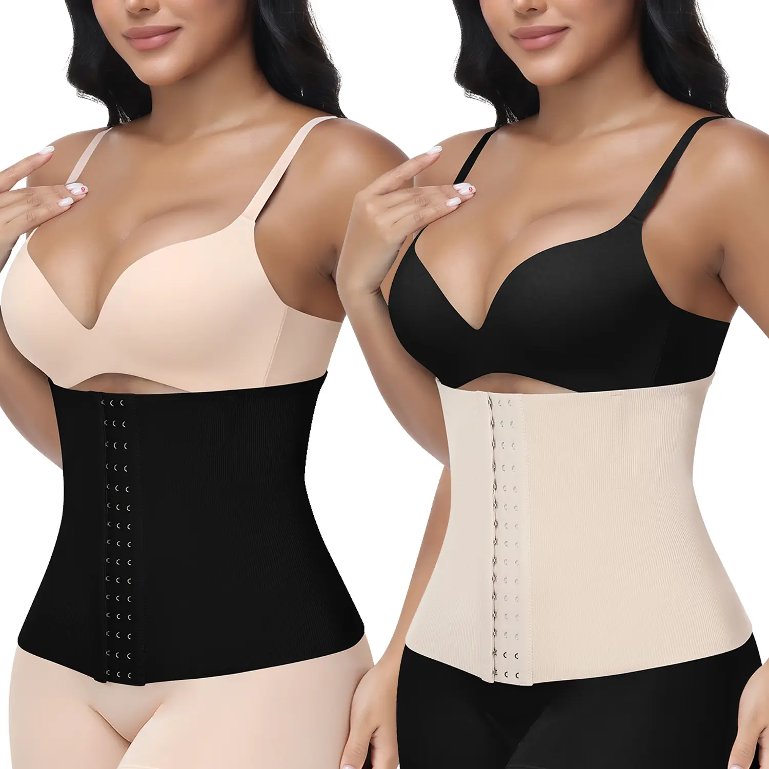 Women Waist Trainer Corset Shapewear Tummy Control Body Shaper Waist Cincher Faja Postpartum Belly Band Wrap