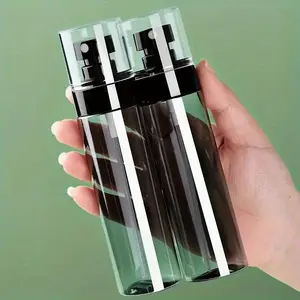 Essential Oil & Toner Travel Spray Bottle Multifunctional Portable Sprayer Durable Lightweight Refillable Clear Black PVC Free Amber Glass Convenient for Home Office Travel Use