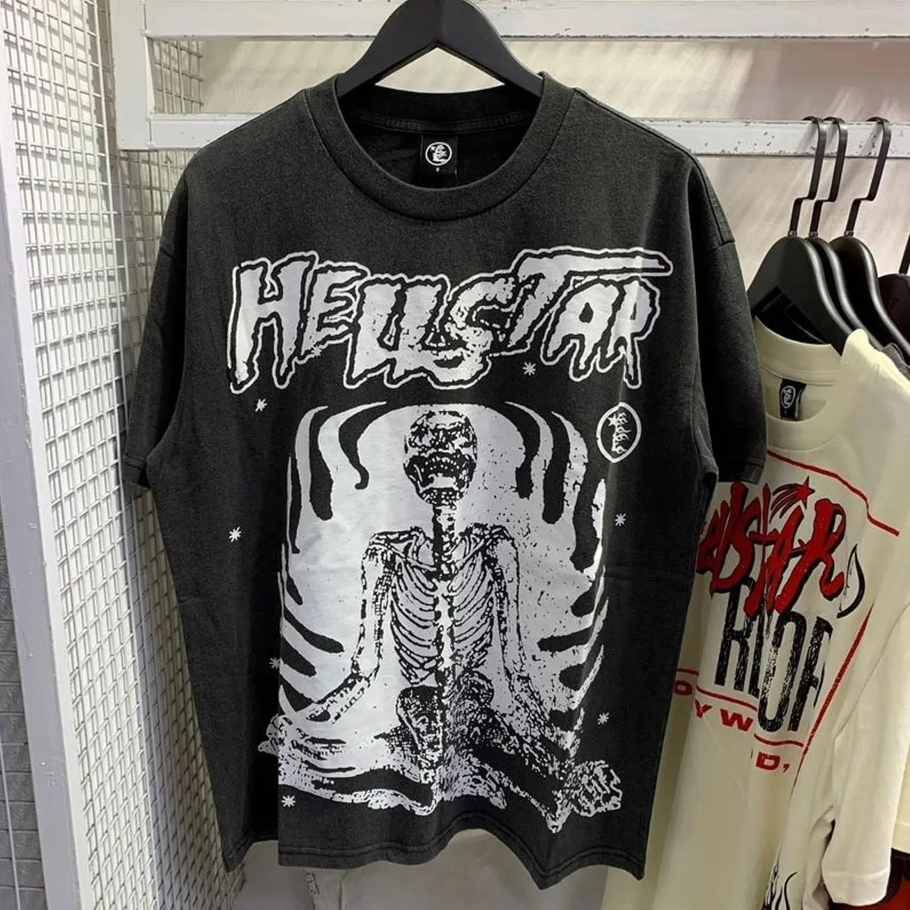 Hell-star Inner Peace Y2K Aesthetic T Shirt, Harajuku Tee, Goth Punk T-Shirt, Alternative Clothing, Y2k Graphic Shirt, Unisex Shirt, Cotton Shirt, Vintage Shirt, Crewneck Shirt, Streetwear, Oversized T-Shirt U3M