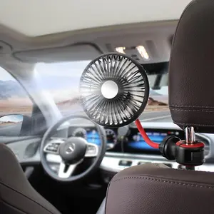 Car Fan, USB Powered Car Fan, Mini Fan with Soft Hose, Adjustable Cooling Fan, Suitable for Cars/Trucks and Other Models, Car Accessories