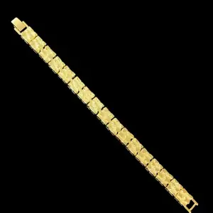 14k Gold Plated Nugget Bracelet