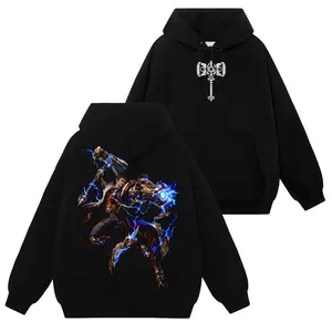 Game X Limited Jayce #17 League of Legends Cyberpunk Inspired T-Shirt Sweatshirt Hoodie LOL Champions Graphic Tee for Gamers, Anime Style Streetwear, Unisex Gift Shirt