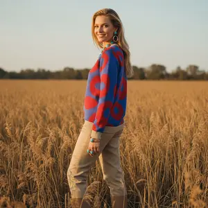 Phish Donut knitted crew neck sweater