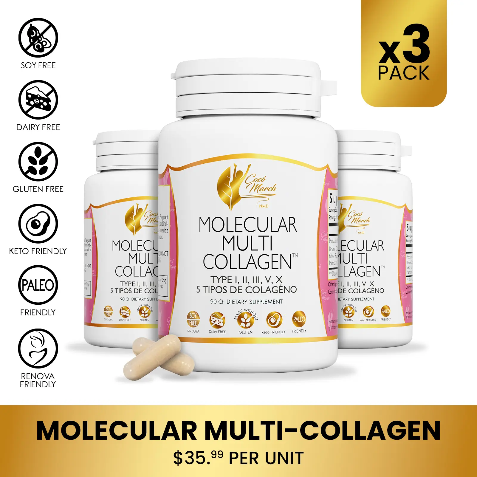 molecular glutathione coco march colageno molecular dr coco march