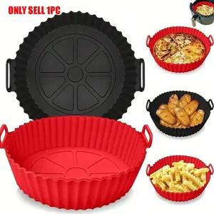 Silicone Air Fryer Liner, 1 Count Reusable Baking Tray, Non-Stick Air Fryer Basket, Baking Accessories for Home Kitchen