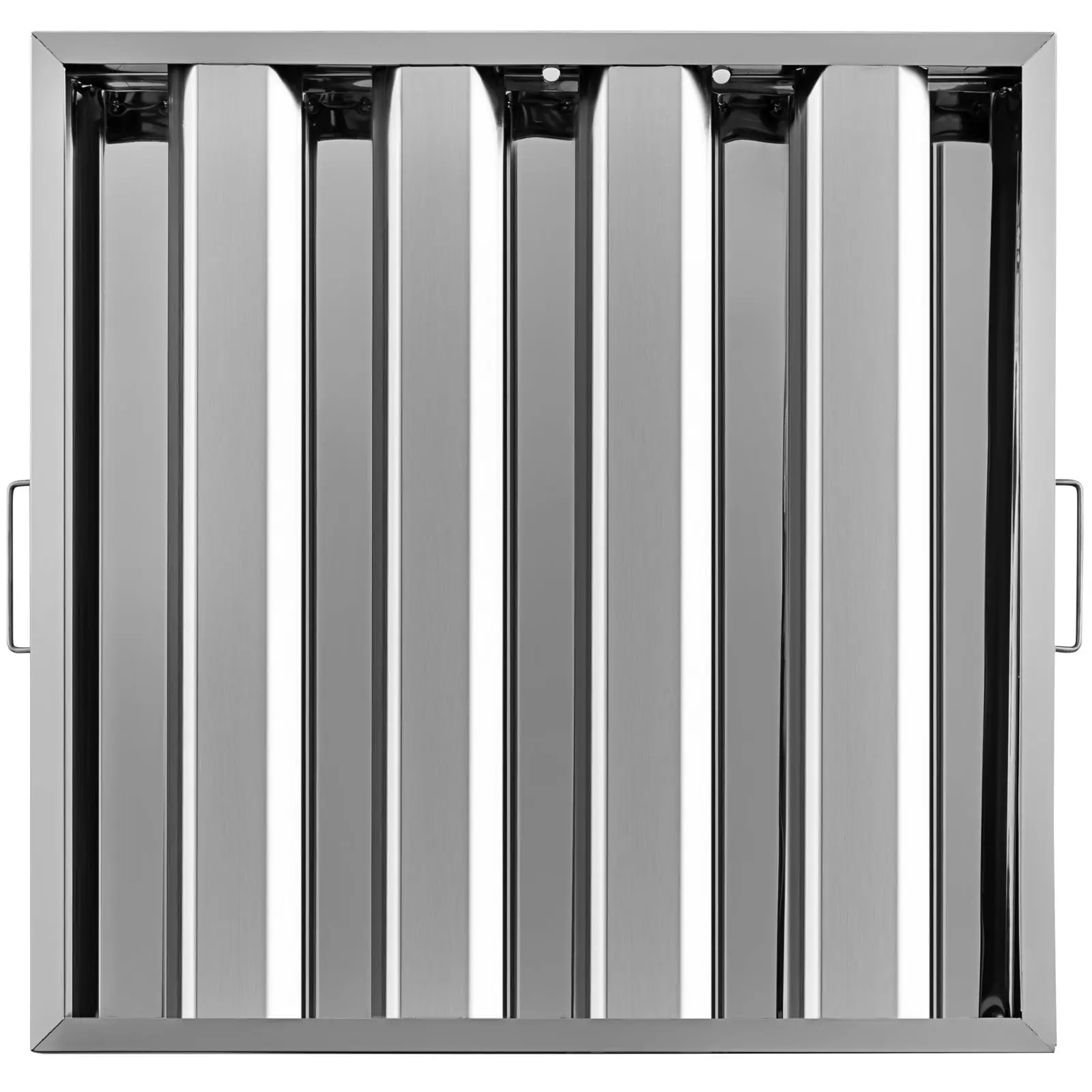 【summerfinds】VEVOR Pack of 6 Hood Filters 19.5W x 19.5H Inch, 430 Stainless Steel 4 Grooves Commercial Hood Filters, Range Hood Filter for Grease Rated Commercial Kitchen Exhaust Hoods