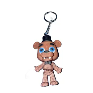 FNAF Articulated 3D Printed Collectible Figurine Five Nights at Freddy's Keychain Articulated Design for Play Display or Collection