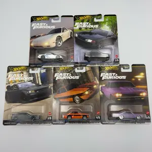 Hot Wheels 2025 Fast & Furious K Case Set of 5 Cars Collectible Toy Vehicles Premium Boulevard