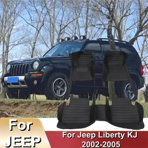 New Arrival 3 pcs/set Car Floor Mats For Jeep Liberty KJ 2002-2005 Car Mats Pads Fashion Auto Accessories Car Interior Accessory