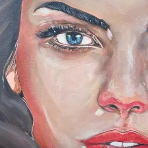 Scram STARE Fine Art Canvas Painting 18x24 Inches Elegant Realistic Artwork for Home Decor Artistic Photo Print Room Decoration