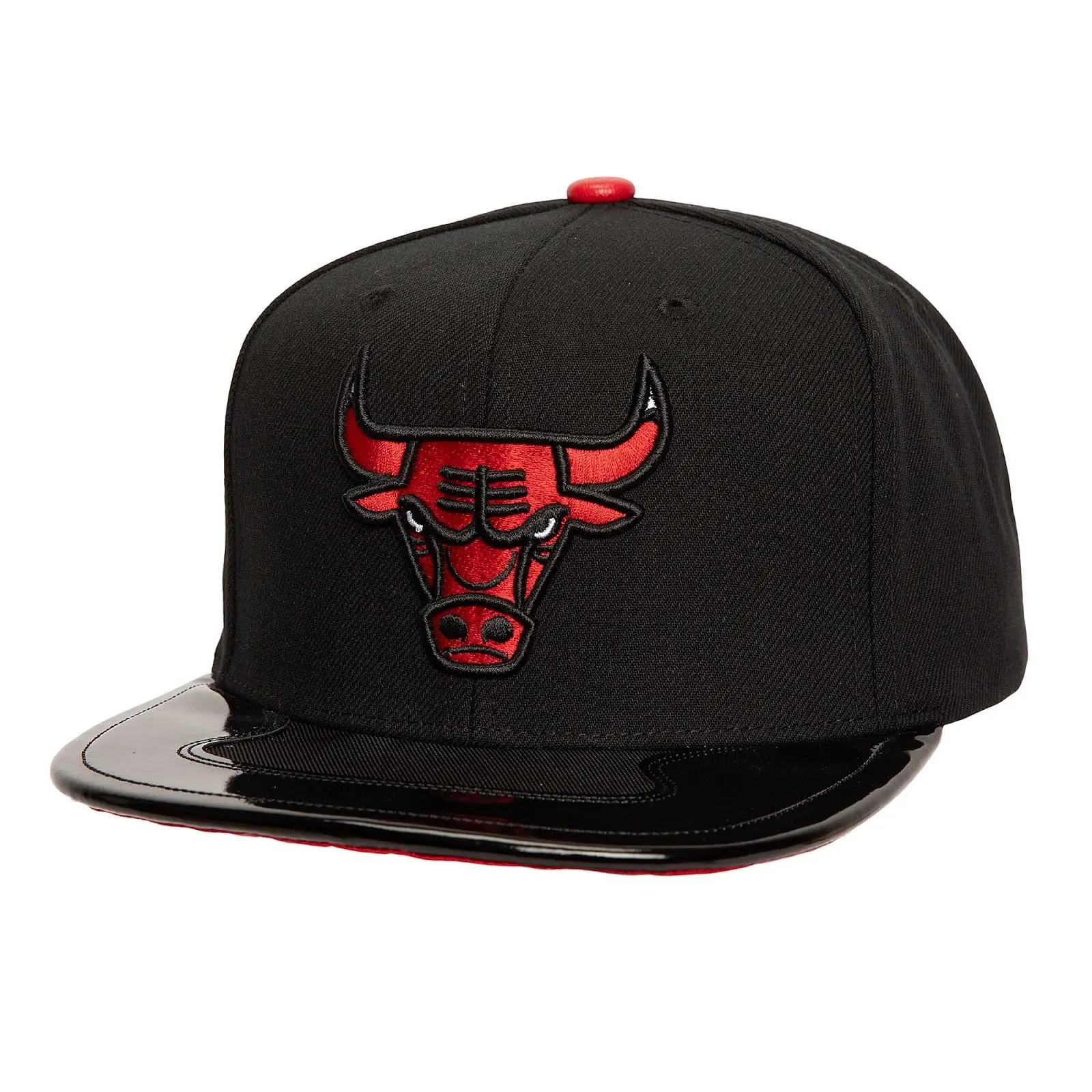 Black Chicago Bulls Day 11 Snapback Hat NBA Throwback Cap Adjustable Fan Gear Mitchell & Ness