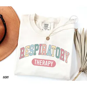 Comfort Colors Respiratory Therapist Shirt - Respiratory Nurse Gift, Pulmonologist Appreciation Shirt, Ideal for Respiratory Care Professionals Fabric Top