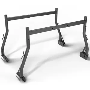 【Yzona】Heavy Duty Universal Truck Bed Ladder Rack, Non-Drilling Easy Install, 900 lbs Cap. Load Support, Fits 53"-68" Wide Truck Beds, Extendable Steel Cargo Rack for Kayak, Lumber