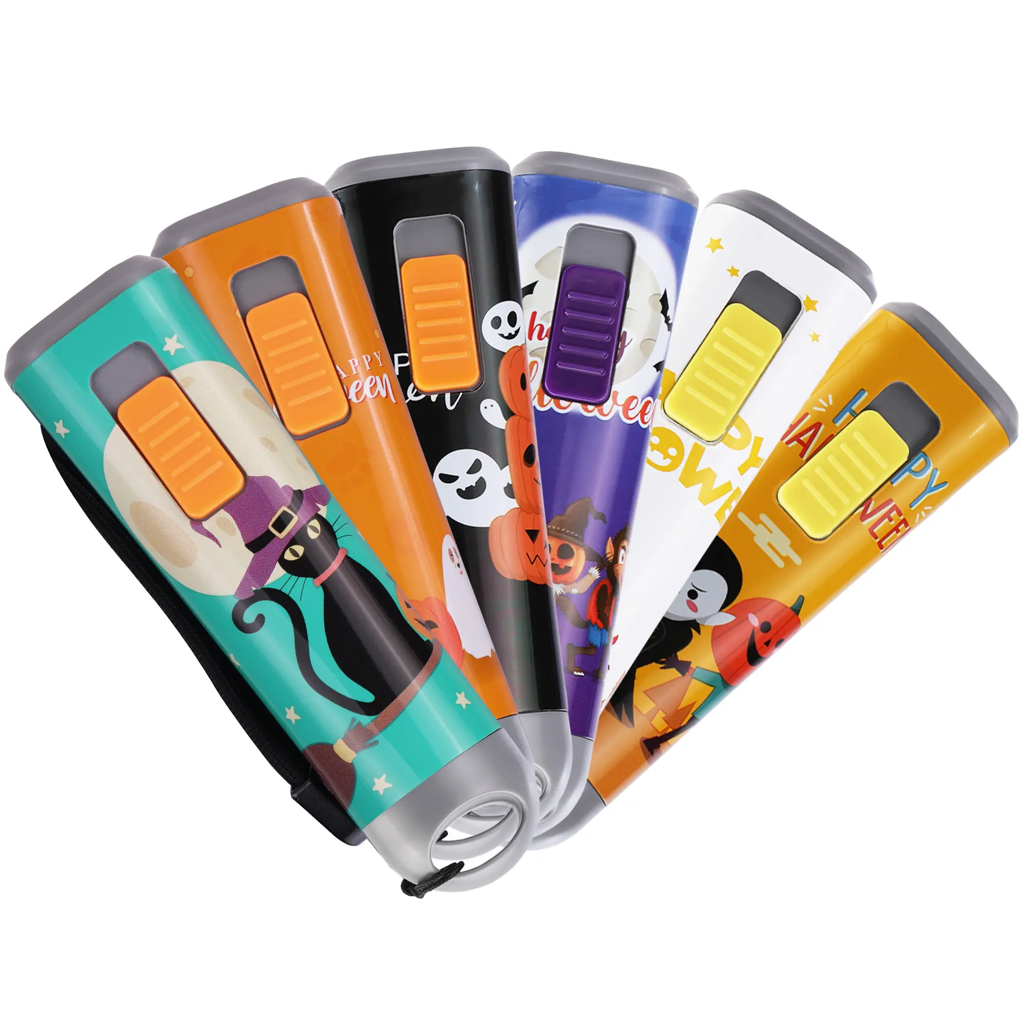EverBrite 6-Pack LED Flashlights, Halloween Gifts, Small Pocket Flashlights