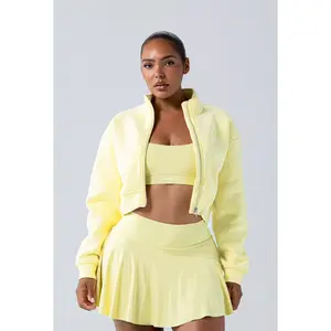 Matte Varsity Jacket - Buttercup
