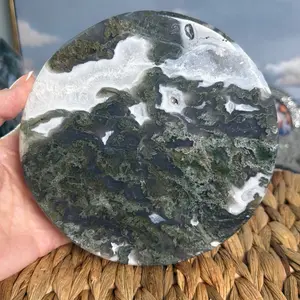 Moss agate slab