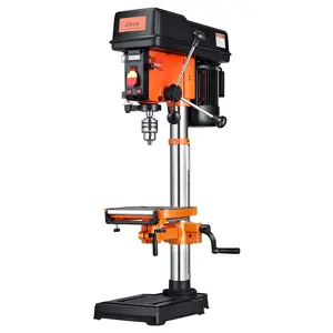 12-In Benchtop Drill Press, 5 Amp 120V, Variable Speed, Cast Iron Bench Drill, 12-In Swing, Tilting Worktable 0-45°, Laser Work Light, Tabletop Drilling Machine for Wood and Metal for Home Workshop