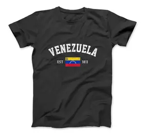 Venezuela Est. 1811 Venezuelan Flag Independence Day T-Shirt For Men And Women (Many Colors)
