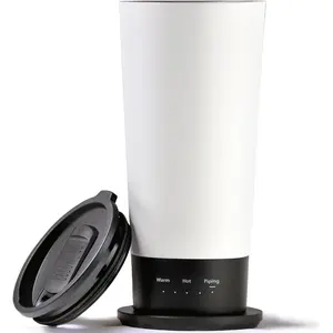 Go - Temperature-Controlled, Self-Heating Travel Mug (White - 16 oz.)