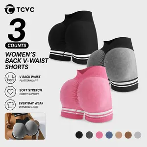 TCVC Women's High Waist Sports Skinny Shorts Leggings Sporty Seamless Breathable Gym Shorts for Workout GymYoga Gym Clothing for Indoor Outdoor Wear Clothesparke Womenswear Casual Shapewear Gamis