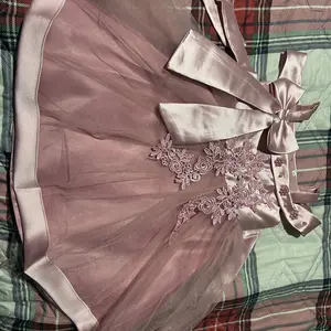 5081 Girl Princess Dress Flower Bow Elegant A-line Princess Skirt Perfect for Performance Wedding Parties and Summer Wearing Fashionable Design