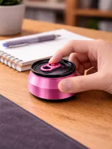 Pink Anti-Stress Clicker Fidget Can | Premium Fidget Clicker | Relaxing Desk Toy for ADHD & Anxiety