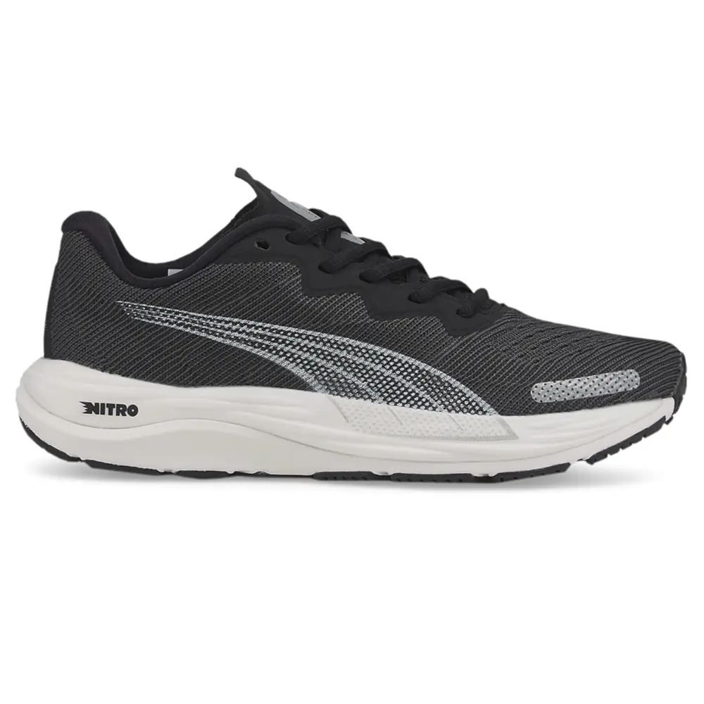 PUMA Womens Velocity Nitro 2 Running Sneakers Shoes - Black